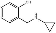 2-((环丙基氨基)甲基)苯酚, 643007-91-4, 结构式