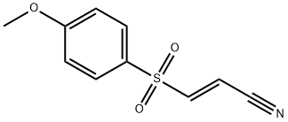 (E)-3-(4-Methoxyphenylsulfonyl)acrylonitrile|
