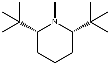 1-Methyl-2,6-t-butylpiperidine 化学構造式