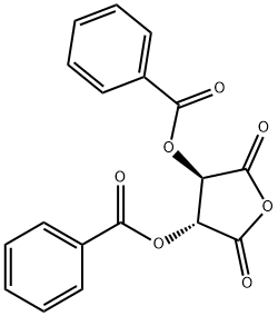 (+)-二苄氧基-L-酒石酸酐,64339-95-3,结构式