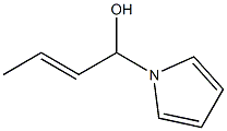 1H-Pyrrole-1-methanol,alpha-1-propenyl-(9CI) 化学構造式