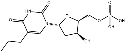 2'-deoxy-5-propyl-5'uridylic acid,64374-82-9,结构式