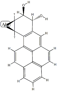 Benzo(10,11)chryseno(3,4-b)oxirene-7,8-diol, 7,8,8,8a,9a-tetrahydro-8a ,9a-t2-, (7alpha,8beta,8aalpha,9aalpha)-(+-)-,64396-10-7,结构式