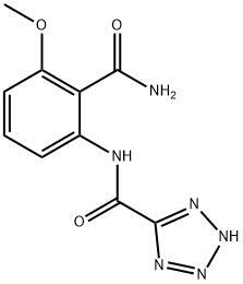N-(2-carboxamido-3-methoxyphenyl)-1H-tetrazole-5-carboxamide Structure