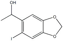 1,3-Benzodioxole-5-Methanol, 6-iodo-α-Methyl- Structure