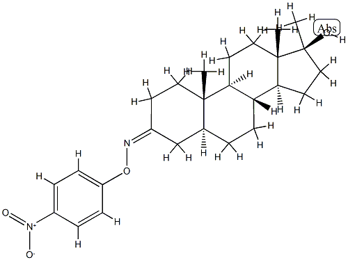 64584-51-6 17β-Hydroxy-17α-methyl-5α-androstan-3-one O-(p-nitrophenyl)oxime