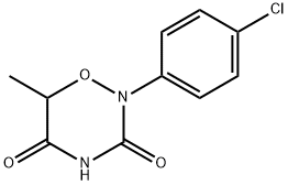2-(4-chlorophenyl)-6-methyl-1,2,4-oxadiazinane-3,5-dione,64677-81-2,结构式