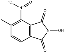 1H-Isoindole-1,3(2H)-dione,2-hydroxy-5-methyl-4-nitro-(9CI) Structure