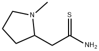 2-Pyrrolidineethanethioamide,1-methyl-(9CI) 结构式