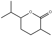 2H-Pyran-2-one,tetrahydro-3-methyl-6-(1-methylethyl)-(9CI) Structure