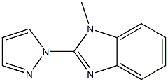 1H-Benzimidazole,1-methyl-2-(1H-pyrazol-1-yl)-(9CI),6488-97-7,结构式