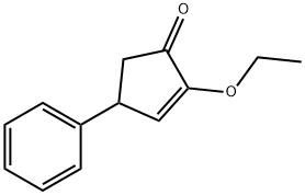 2-Cyclopenten-1-one,2-ethoxy-4-phenyl-(9CI) 结构式