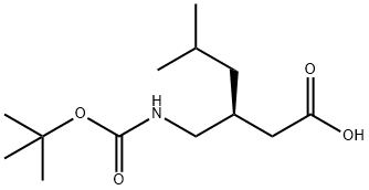 (S)-N-TERT-BUTOXYCARBONYL PREGABALIN Structure