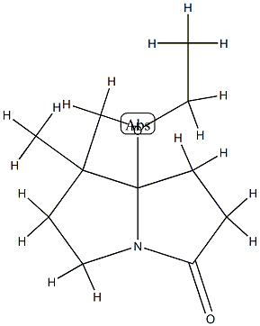 3H-Pyrrolizin-3-one,7a-ethoxyhexahydro-7,7-dimethyl-(9CI),651043-82-2,结构式