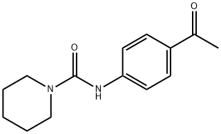 1-Piperidinecarboxamide,N-(4-acetylphenyl)-(9CI) Structure