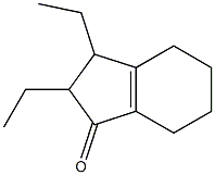 1H-Inden-1-one,2,3-diethyl-2,3,4,5,6,7-hexahydro-(9CI) 结构式