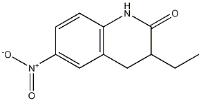 2(1H)-Quinolinone,3-ethyl-3,4-dihydro-6-nitro-(9CI) Structure