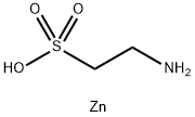 Ethanesulfonic acid, 2-aMino-, zinc salt (2:1) Struktur