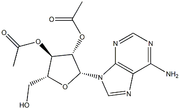 vidarabine 2',3'-diacetate Structure