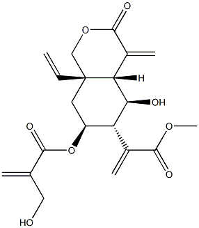 (4aR)-3,4,4aβ,5,6,7,8,8a-Octahydro-8aβ-vinyl-5β-hydroxy-7β-[(2-hydroxymethyl-1-oxo-2-propenyl)oxy]-α,4-bis(methylene)-3-oxo-1H-2-benzopyran-6α-acetic acid methyl ester|