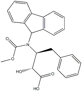 Fmoc-(2R,3S)-AHPA, Struktur