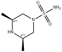 1-Piperazinesulfonamide,3,5-dimethyl-,(3R,5S)-rel-(9CI) Structure