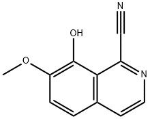 1-Isoquinolinecarbonitrile,8-hydroxy-7-methoxy-(9CI) Structure