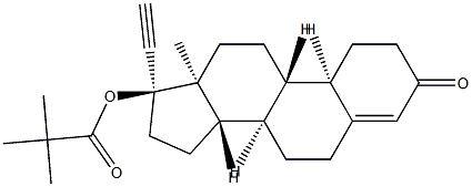norethindrone pivalate Structure