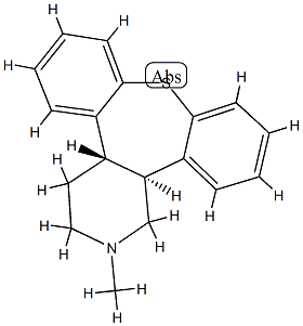 trans-1,2,3,4,4a,13b-hexahydro-2-methyldibenzo[2,3:6,7]thiepino[4,5-c]pyridine Structure