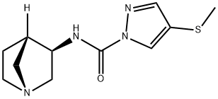 1H-Pyrazole-1-carboxamide,N-(1R,3R,4S)-1-azabicyclo[2.2.1]hept-3-yl-4- 结构式