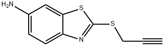 6-Benzothiazolamine,2-(2-propynylthio)-(9CI),65611-89-4,结构式