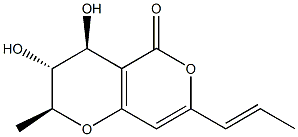 (2S)-3,4-Dihydro-3α,4β-dihydroxy-2β-methyl-7-[(E)-1-propenyl]-2H,5H-pyrano[4,3-b]pyran-5-one|