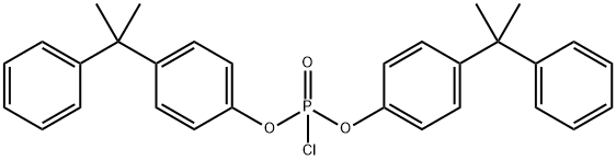 Chlorophosphonic acid bis[p-(α,α-dimethylbenzyl)phenyl] ester|