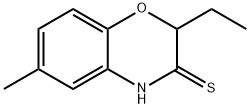 2H-1,4-Benzoxazine-3(4H)-thione,2-ethyl-6-methyl-(9CI) Structure