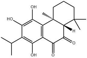 11,12,14-Trihydroxy-8,11,13-abietatriene-6,7-dione Structure