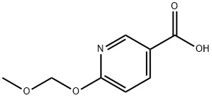 3-Pyridinecarboxylicacid,6-(methoxymethoxy)-(9CI) Struktur