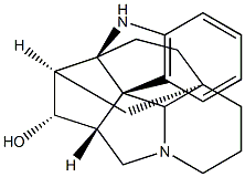 (2R,3R,5R,11S,22S)-3,11-Methanoaspidofractinin-22-ol Struktur