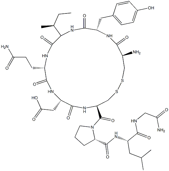 oxytocin, Asp(5)- Struktur