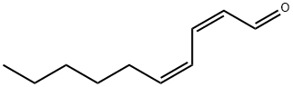 2,4-decadienal,(Z,Z)-2,4-decadienal Struktur