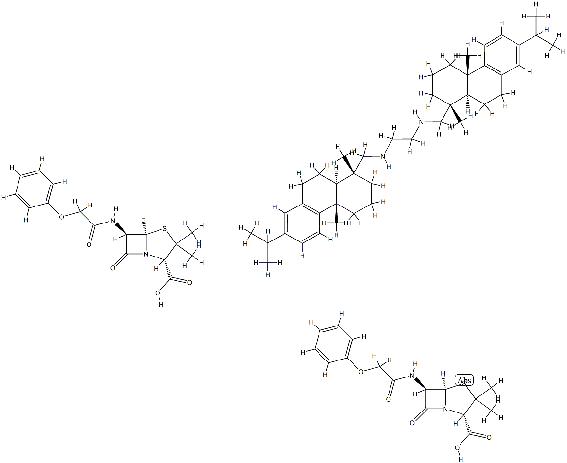 6591-72-6 penicillin V hydrabamine