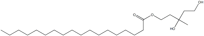 Octadecanoic acid 3,5-dihydroxy-3-methylpentyl ester,65955-37-5,结构式