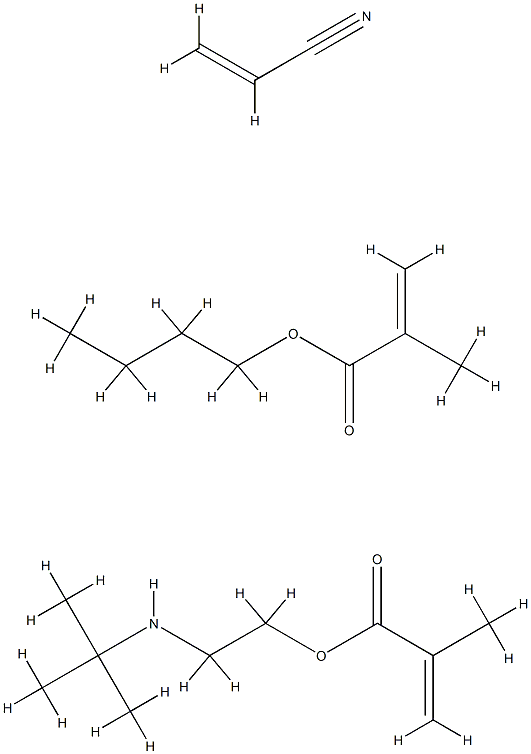 65970-58-3 butyl 2-methylprop-2-enoate, prop-2-enenitrile, 2-(tert-butylamino)eth yl 2-methylprop-2-enoate