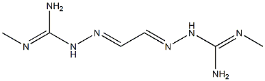 di-N',N''-methylglyoxal bis(guanylhydrazone) Structure