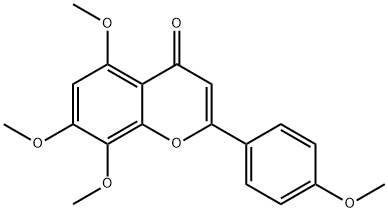 4',5,7,8-四甲氧基黄酮,6601-66-7,结构式