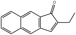 1H-Benz[f]inden-1-one,2-ethyl-(9CI) Structure