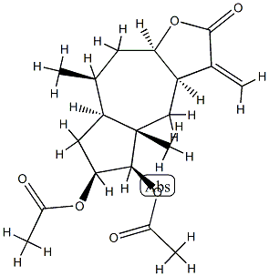 (3aR,7aα,9aα)-Dodecahydro-5β,6β-diacetoxy-4aβ,8β-dimethyl-3-methyleneazuleno[6,5-b]furan-2-one|