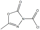 1,3,4-Oxadiazole-3(2H)-carbonyl chloride, 5-methyl-2-oxo- (9CI) Struktur