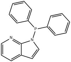 7-aza-N-indolyldiphenylphosphine Struktur