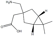 비시클로[3.1.0]헥산-3-아세트산,3-(아미노메틸)-6,6-디메틸-,(1R,5S)-rel-(9CI)