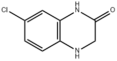 7-クロロ-3,4-ジヒドロ-1H-キノキサリン-2-オン 化学構造式